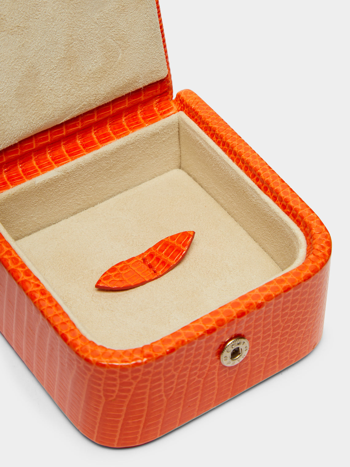 Asprey - Leather Travel Stud Box -  - ABASK
