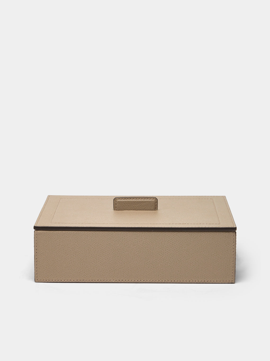 Giobagnara - Sally Leather Trinket Box - Beige - ABASK - 