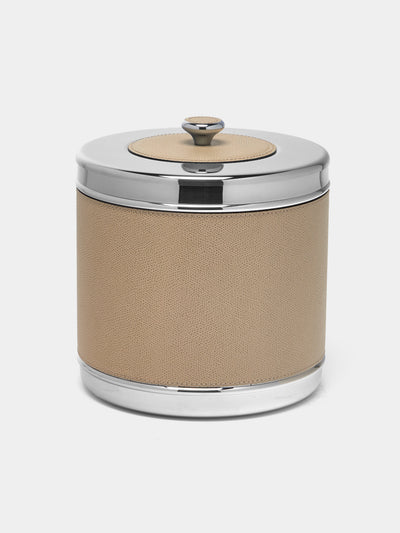 Giobagnara - Ocean Leather and Steel Ice Bucket - Beige - ABASK - 