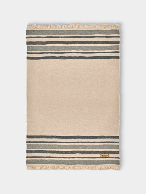 The House of Lyria - Jute and Wool Throw (78.5in/2m) - Multiple - ABASK - 