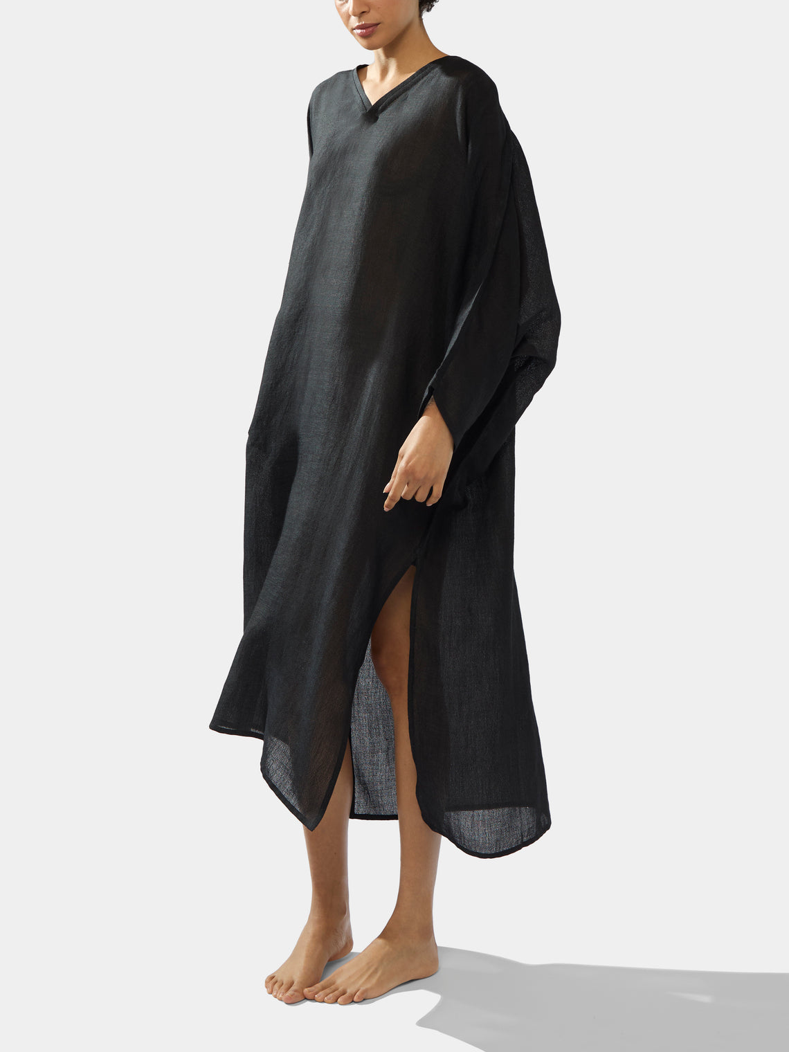Women's Cashmere and Linen Tunic Dress | Size: S