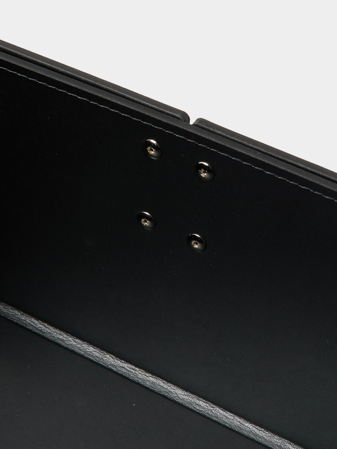Pinetti - Origami Leather Small Storage Box - Black - ABASK