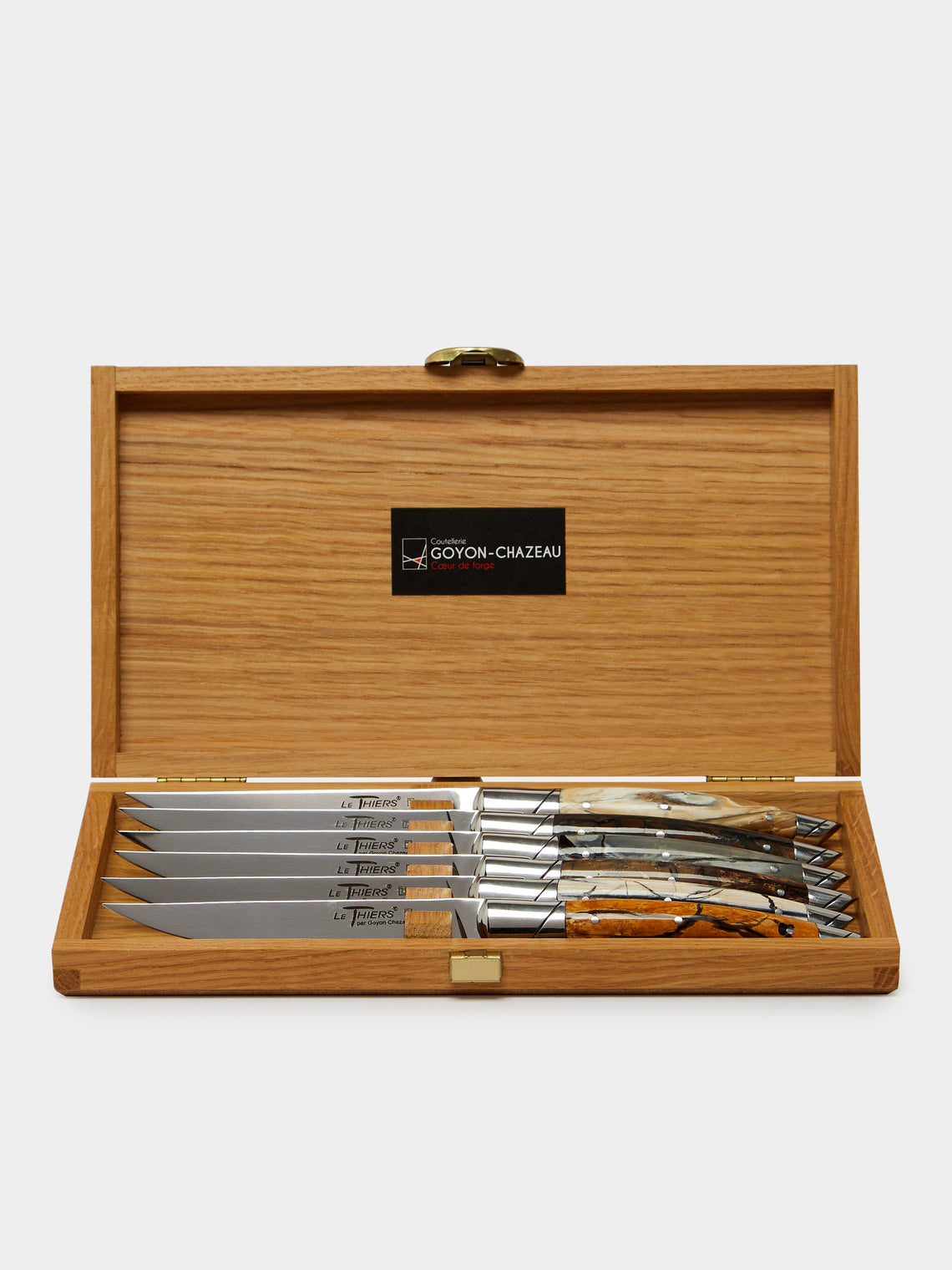 Goyon-Chazeau - Le Thiers Prestige Woolly Mammoth Steak Knives (Set of 6) -  - ABASK