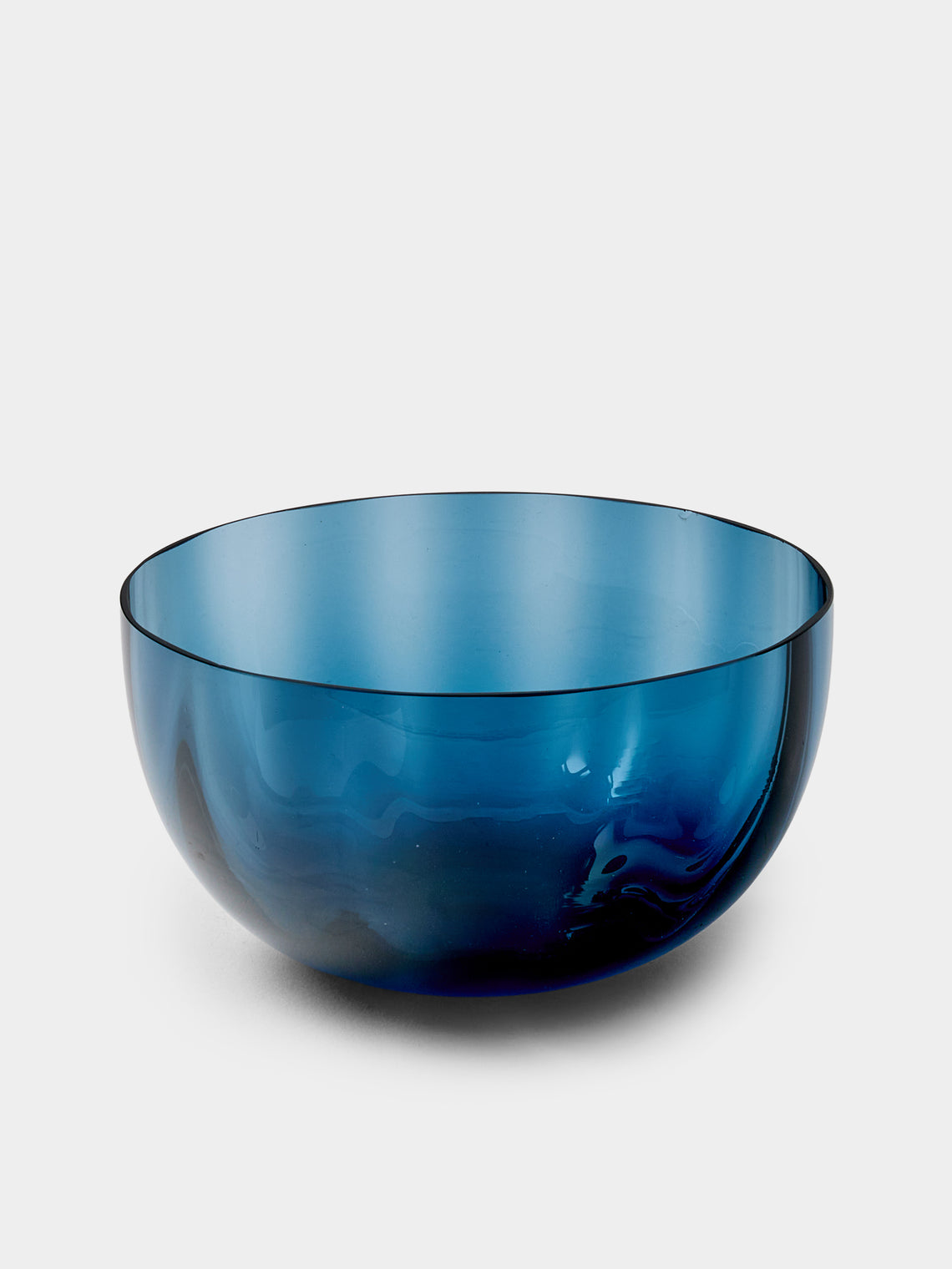 NasonMoretti - | Set of 6 | Idra Hand-Blown Murano Glass Dessert Bowls - Blue - ABASK