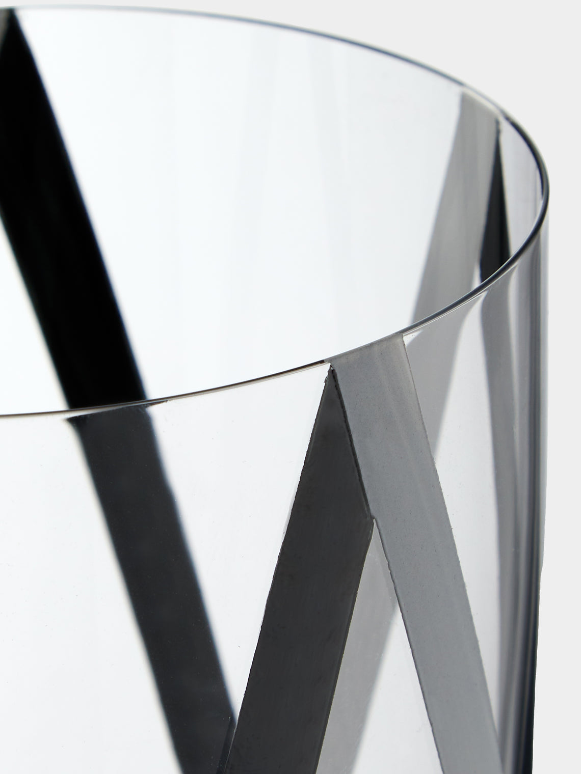 Lobmeyr - Neo Enamel Hand-Painted Crystal Tumbler - Black - ABASK