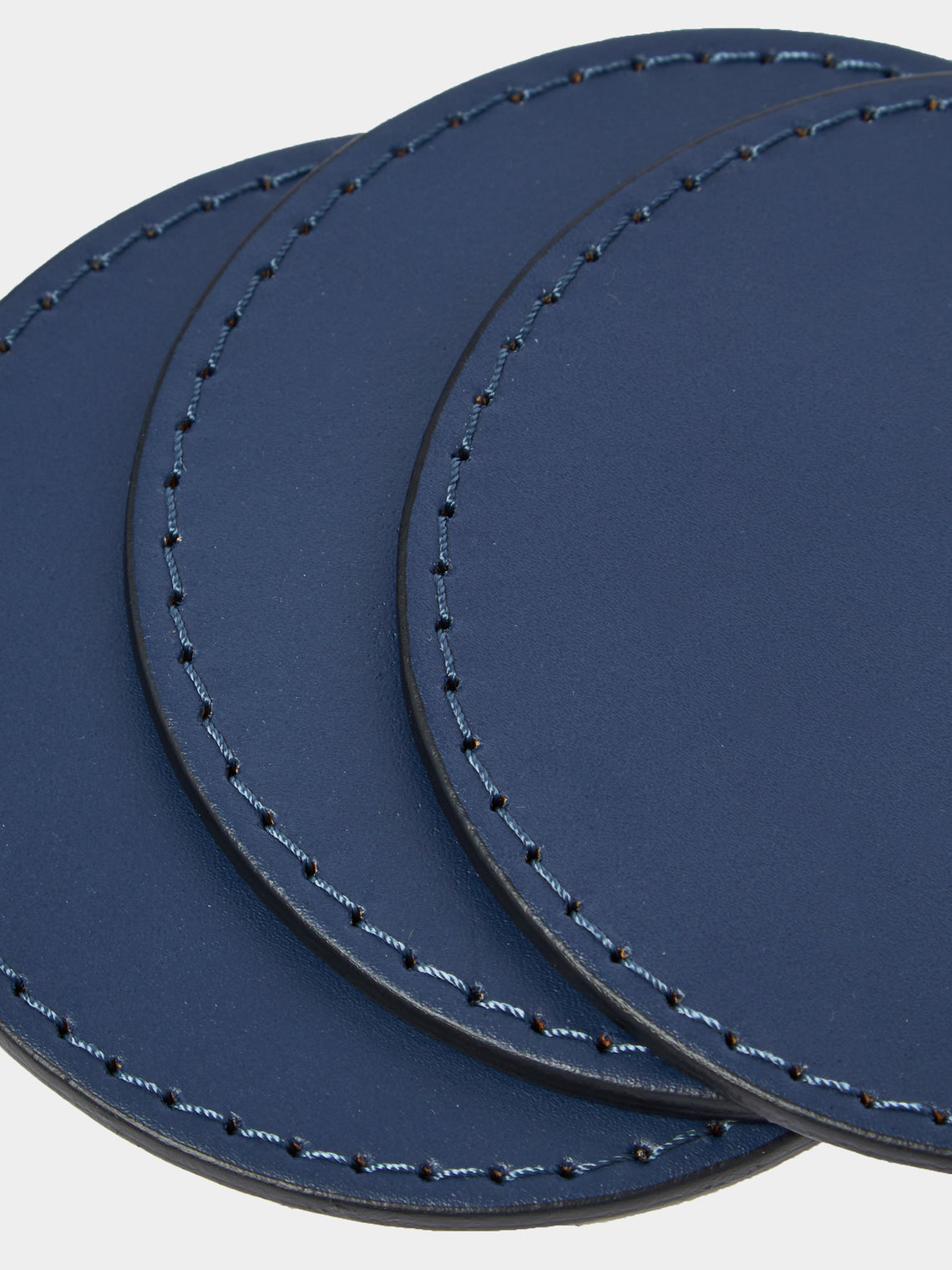 Riviere - Barcelona Water-Resistant Leather Coasters (Set of 10) -  - ABASK