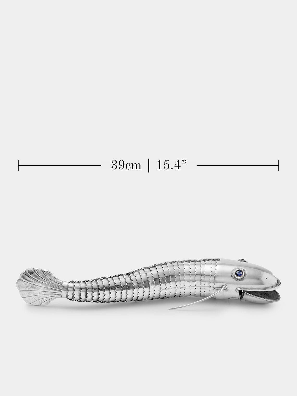 Antique and Vintage - 1930s Solid Silver Articulating Fish - Silver - ABASK