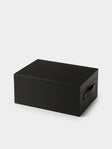 Pinetti - Avio Leather Small Storage Box - Black - ABASK - 