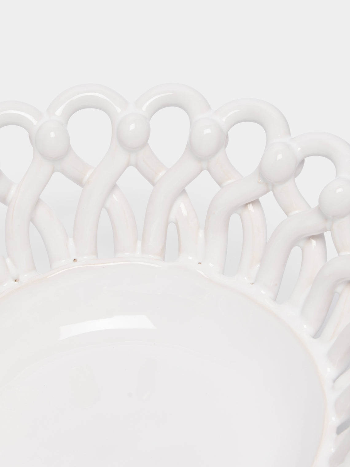 Maison Pichon Uzès - Hand-Glazed Ceramic Braided Bowl -  - ABASK