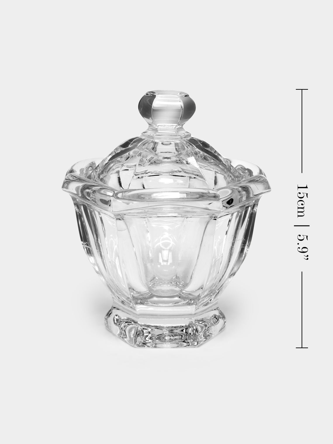 Antique and Vintage - 1950s Baccarat Crystal Sugar Bowl -  - ABASK
