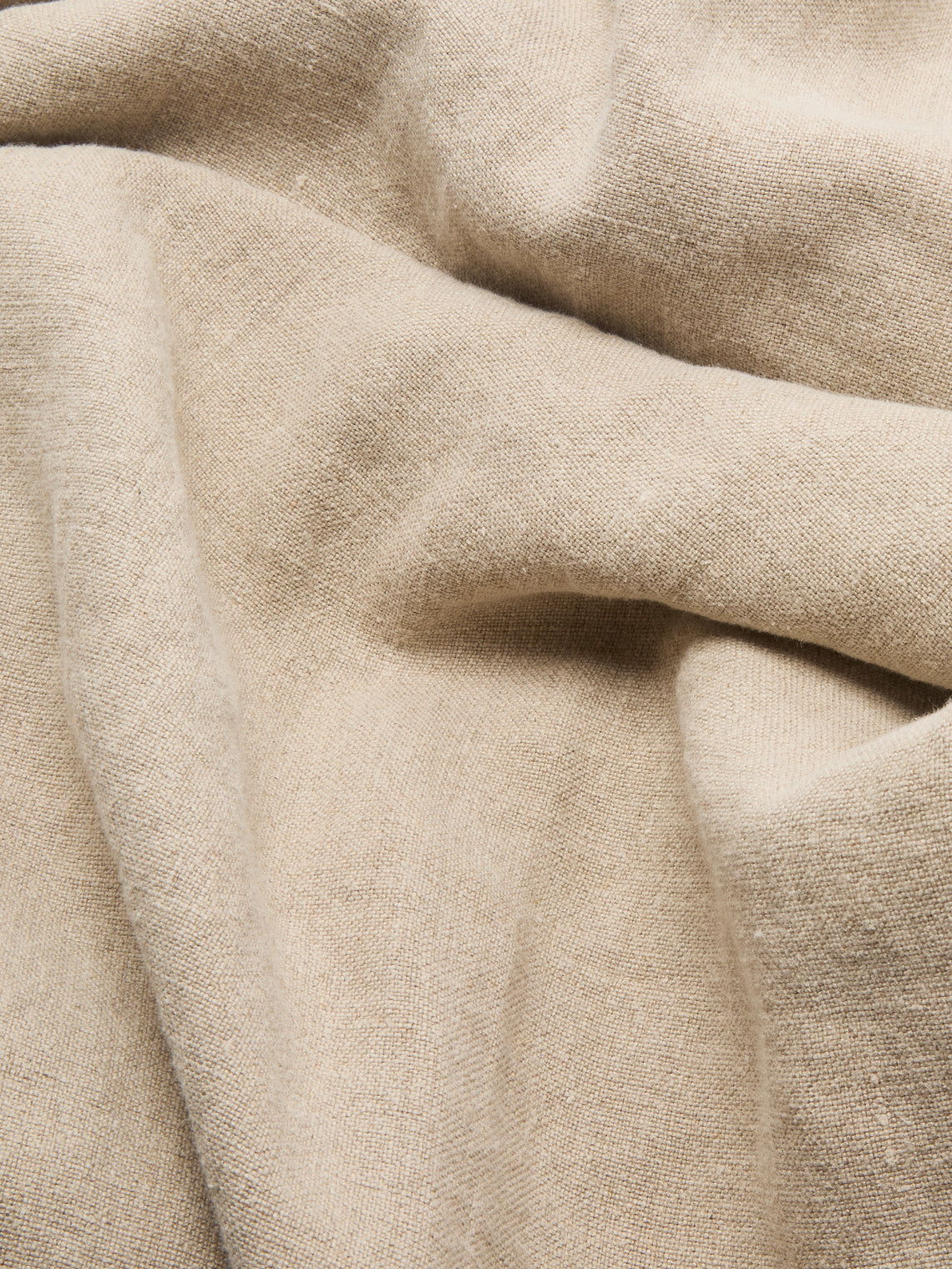 Libeco - Hudson Belgian Linen King-Size Bed Blanket (130in/3.3m) - Beige - ABASK