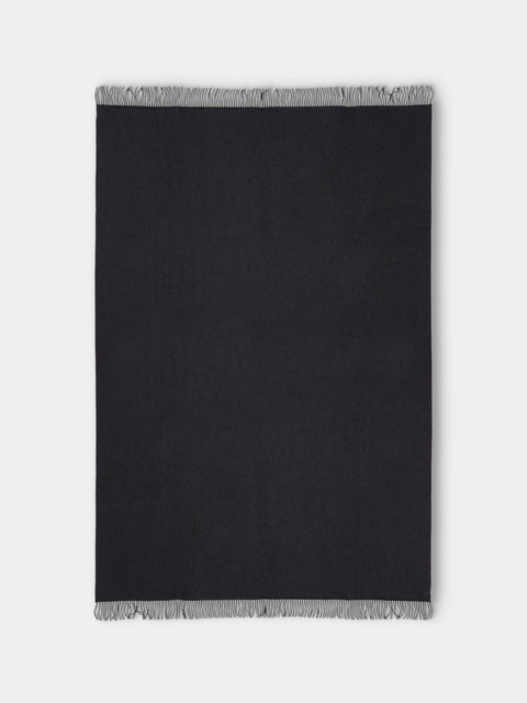 Johnstons of Elgin - Cashmere Blanket (75in/1.9m) - Gray - ABASK - 