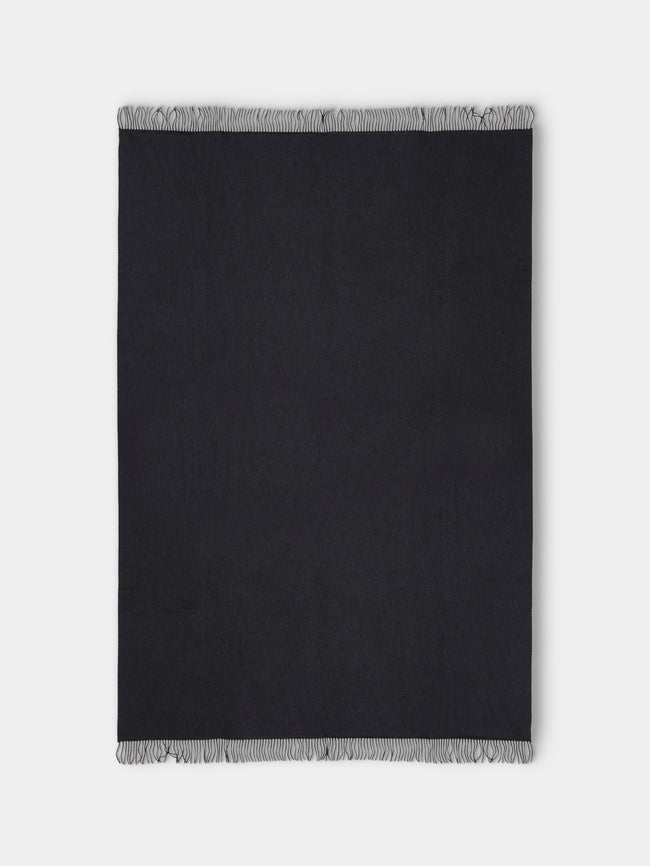 Johnstons of Elgin - Cashmere Blanket (75in/1.9m) - Gray - ABASK - 