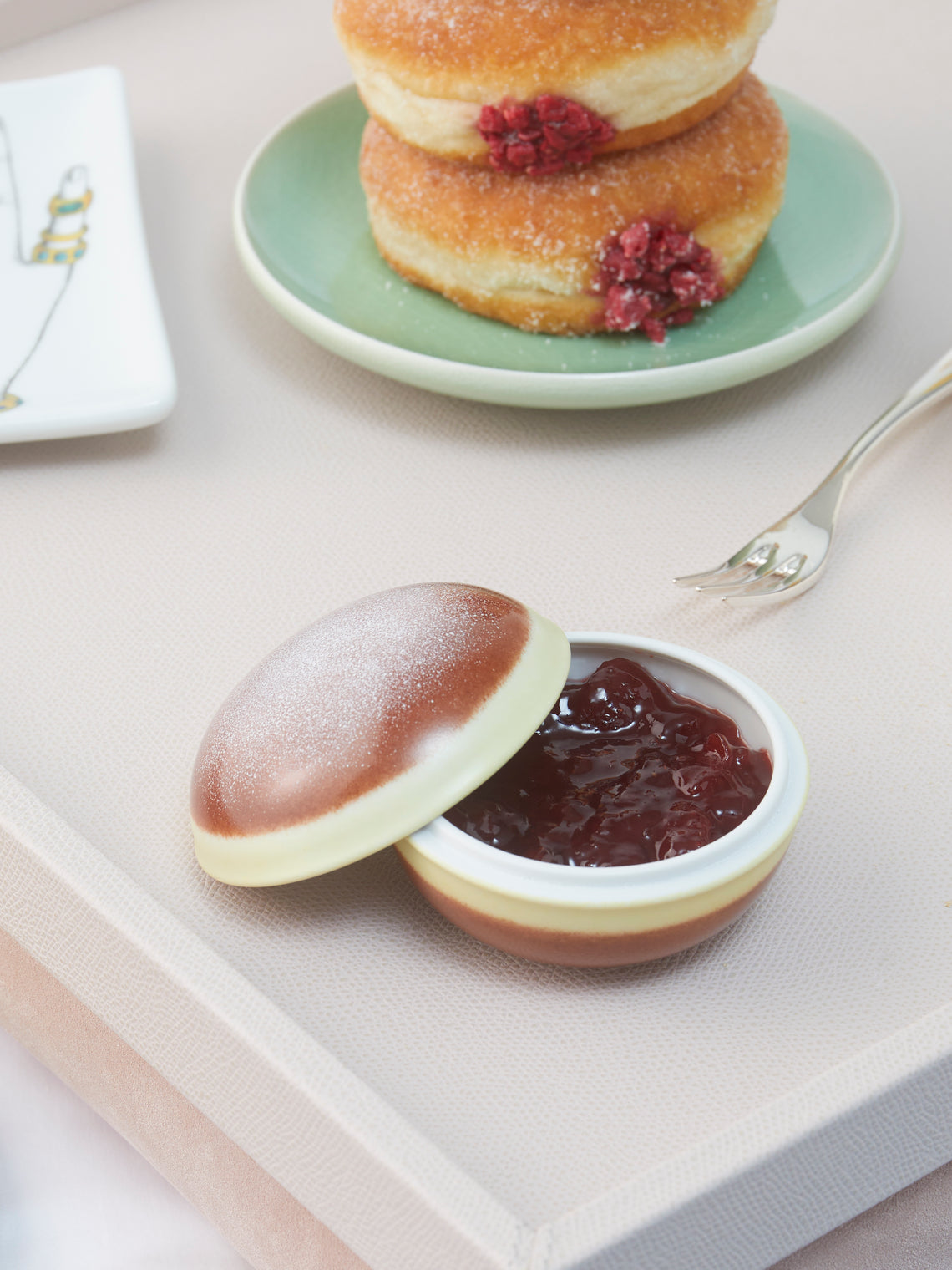 Augarten - Hand-Painted Porcelain Donut Box -  - ABASK