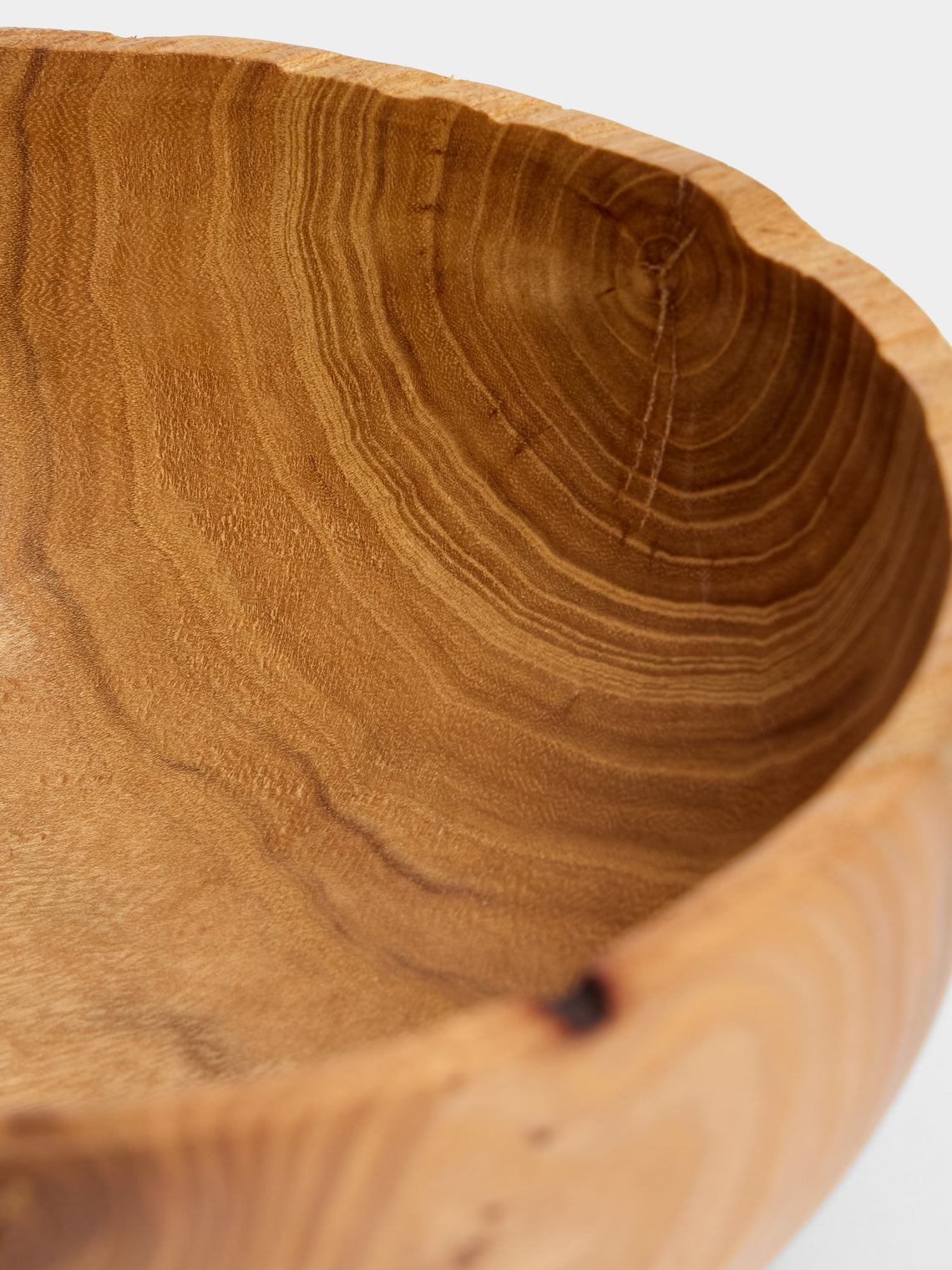 Thursday Furniture - Hand-Turned Elm Bowl - Natural - ABASK