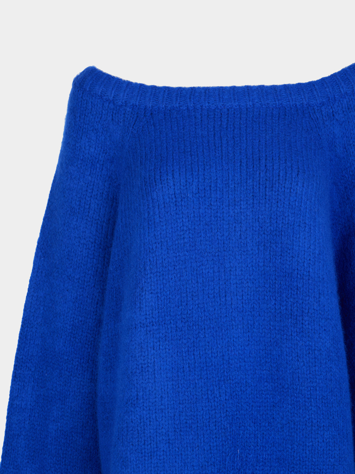 Ryan Roche - Cloud Cashmere and Silk Oversized Boat-Neck Sweater | Size: S - Blue - ABASK