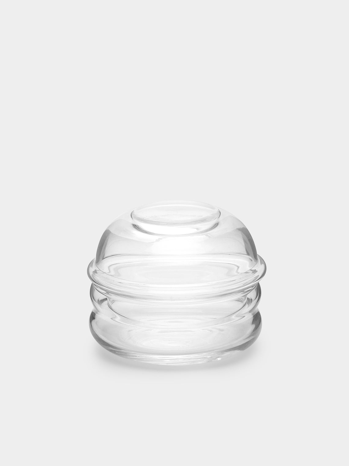 Antique and Vintage - Mid-Century Carl Auböck for Ostovics Culinar Glass Lidded Bowl -  - ABASK - 