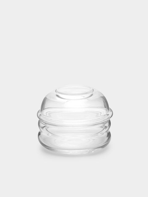Antique and Vintage - Mid-Century Carl Auböck for Ostovics Culinar Glass Lidded Bowl -  - ABASK - 