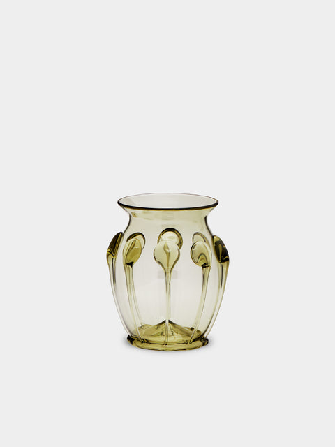 Bollenglass - Hand-Blown Glass Bud Vase - Green - ABASK - 