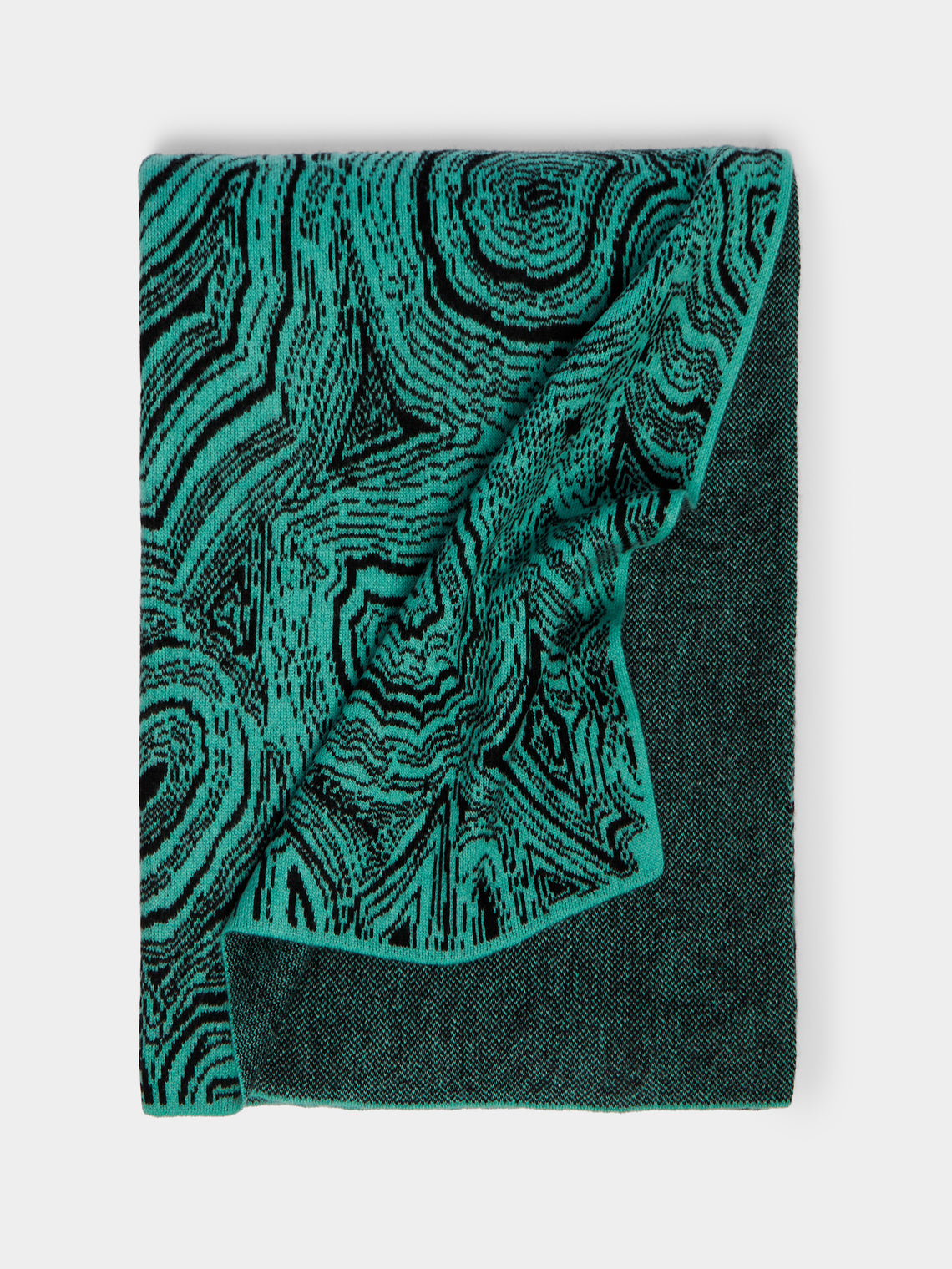 Saved NY - Malachite Cashmere King-Size Bedspread -  - ABASK - 