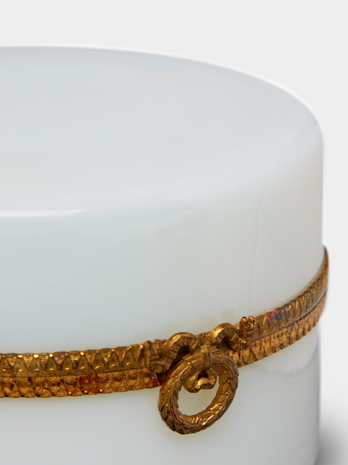 Antique and Vintage - Late 20th-Century Opaline Glass Box -  - ABASK