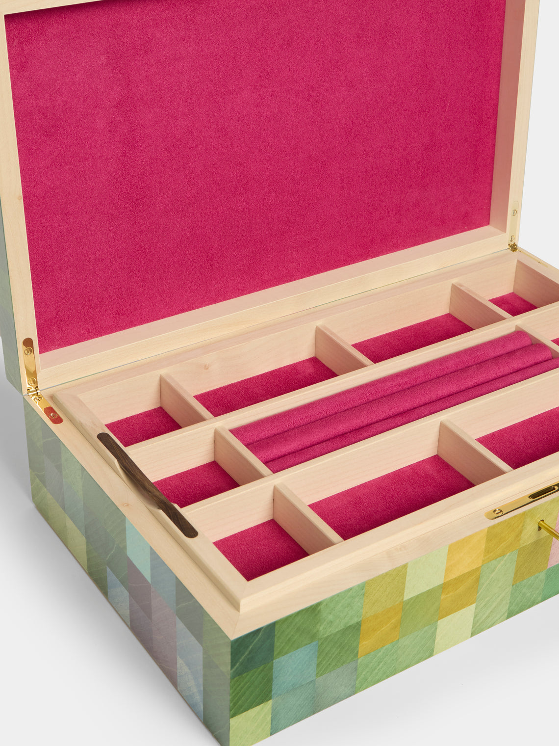 Kevin Stamper - Hibiscus Wood Jewelry Box - Multiple - ABASK