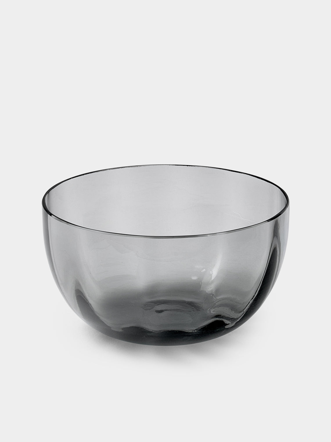 NasonMoretti - | Set of 6 | Idra Hand-Blown Murano Glass Dessert Bowls - Gray - ABASK
