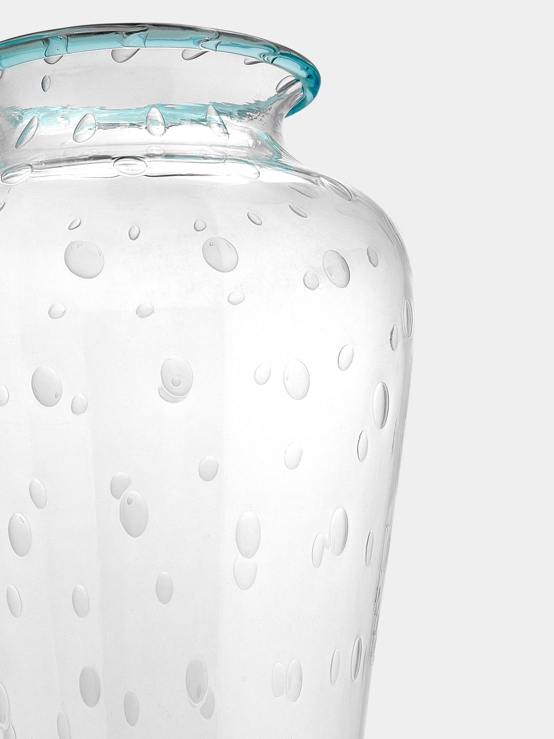 Antique and Vintage - 1950s Barovier & Toso Murano Glass Vase - Clear - ABASK