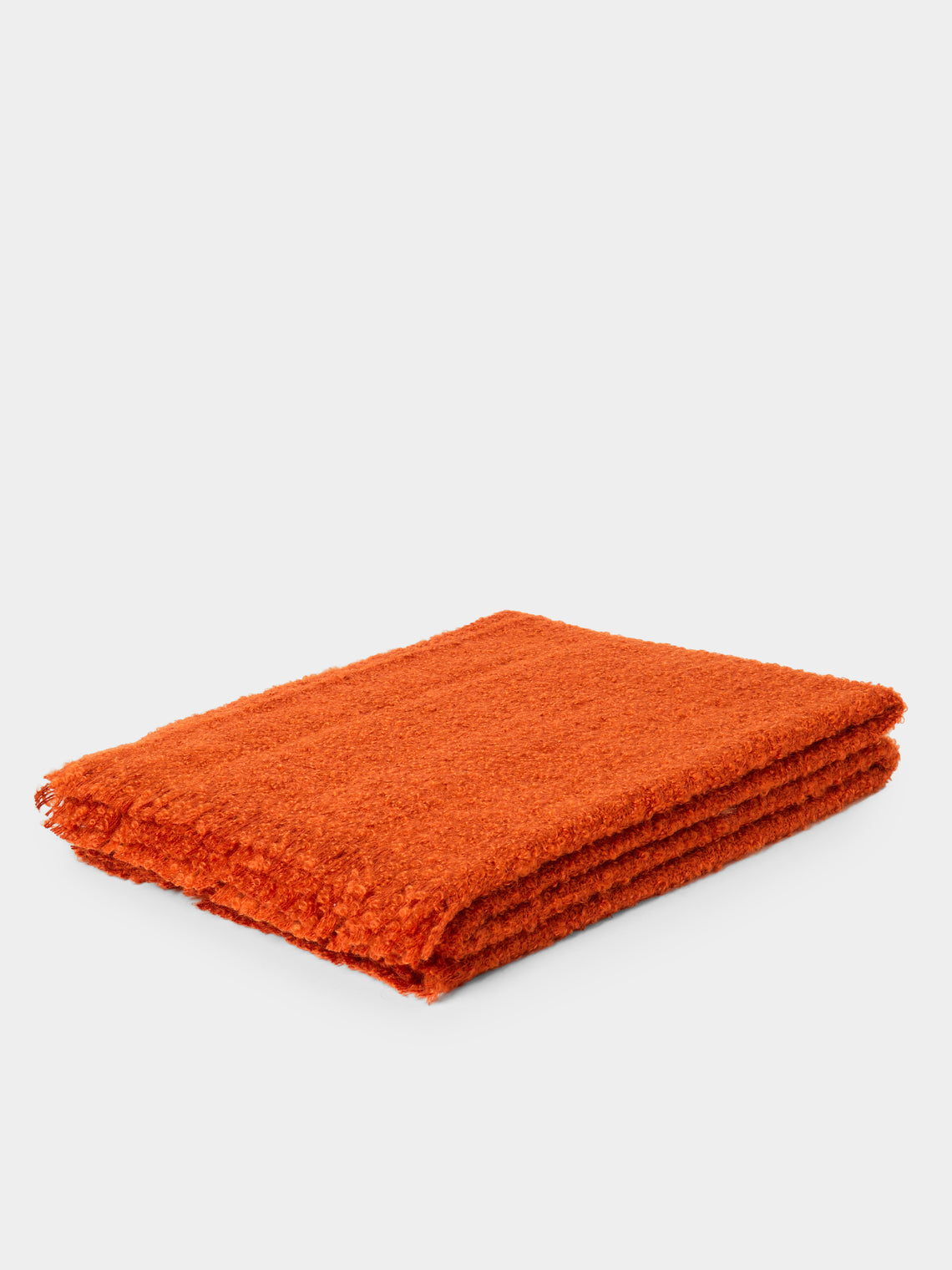Brun de Vian-Tiran - Cirrus Handwoven Mohair Throw (71in/1.8m) - Green - ABASK