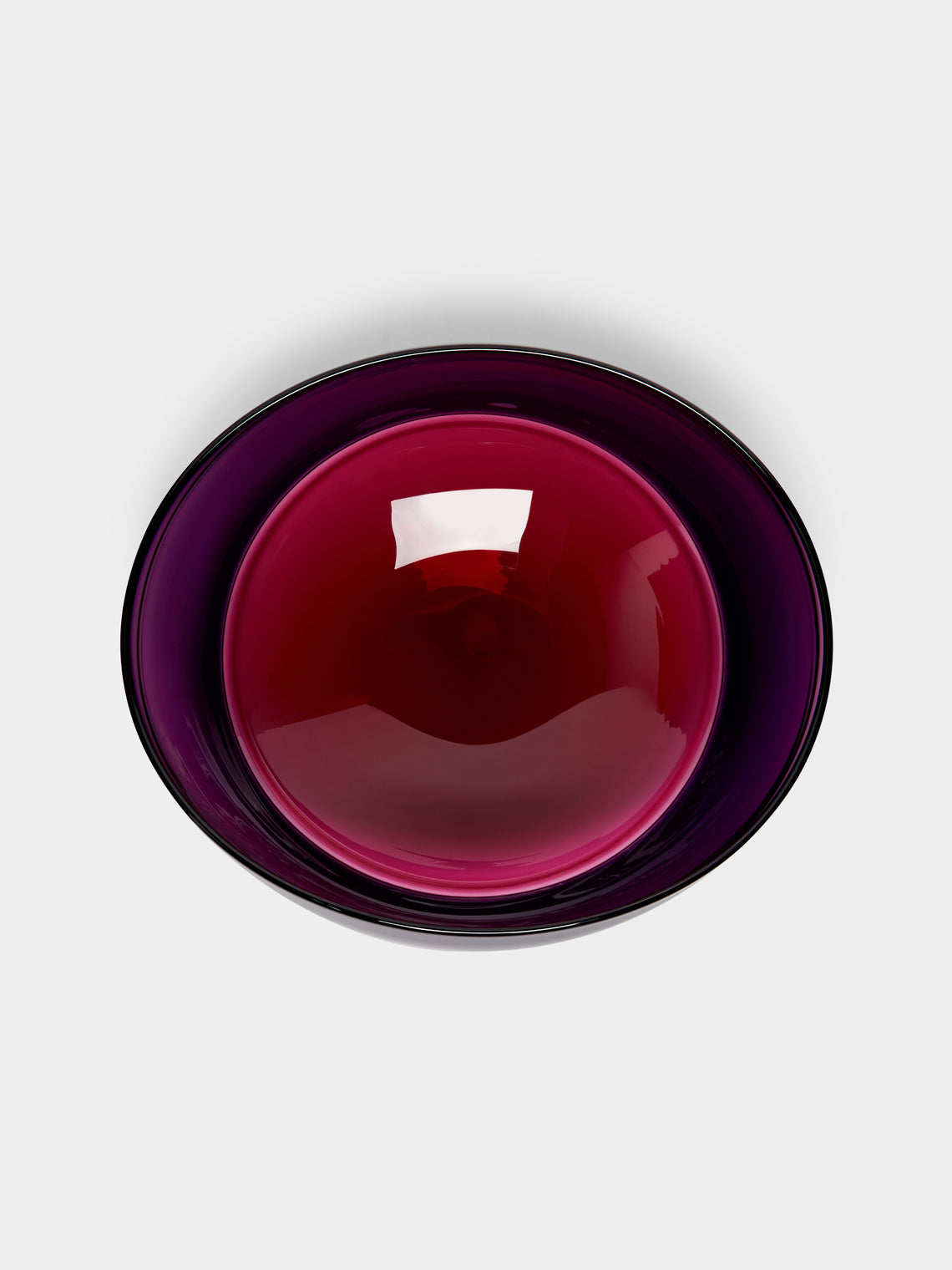 Stewart Hearn - Oval Encalmo Hand-Blown Glass Small Bowl -  - ABASK