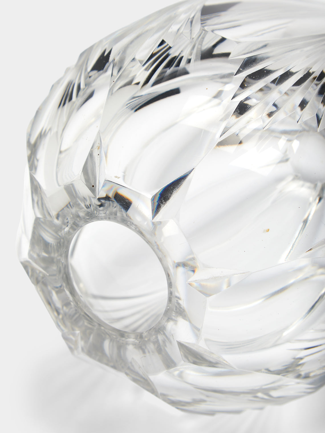 Antique and Vintage - 1930s Daum Cut Crystal Vase -  - ABASK