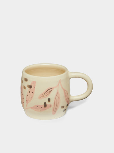 Azul Patagonia - Coffee Beans Hand-Painted Ceramic Mugs (Set of 2) -  - ABASK - 