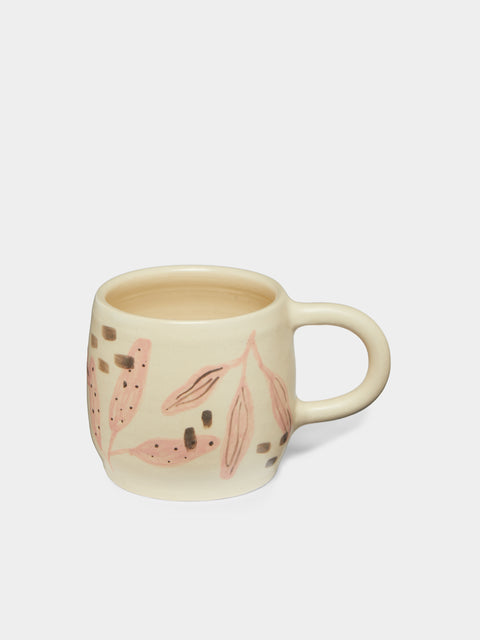 Azul Patagonia - Coffee Beans Hand-Painted Ceramic Mugs (Set of 2) -  - ABASK - 