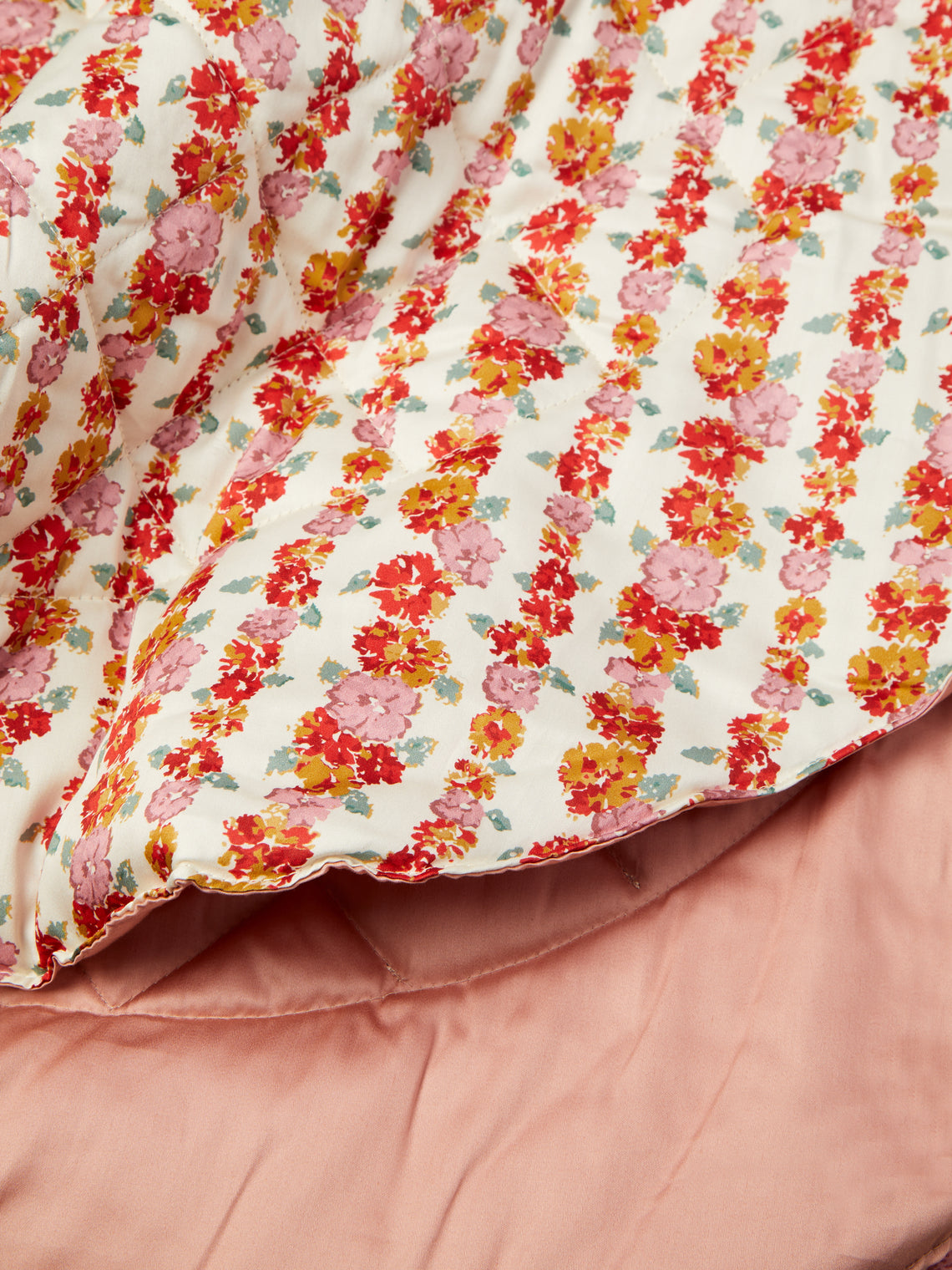 Loretta Caponi - Floral Cotton Eiderdown Quilt -  - ABASK