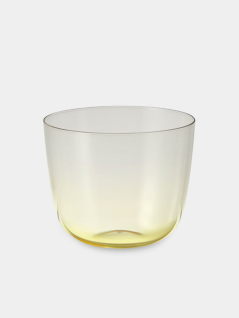 Lobmeyr - | Set of 2 | Alpha Crystal Tumblers - Yellow - ABASK - 