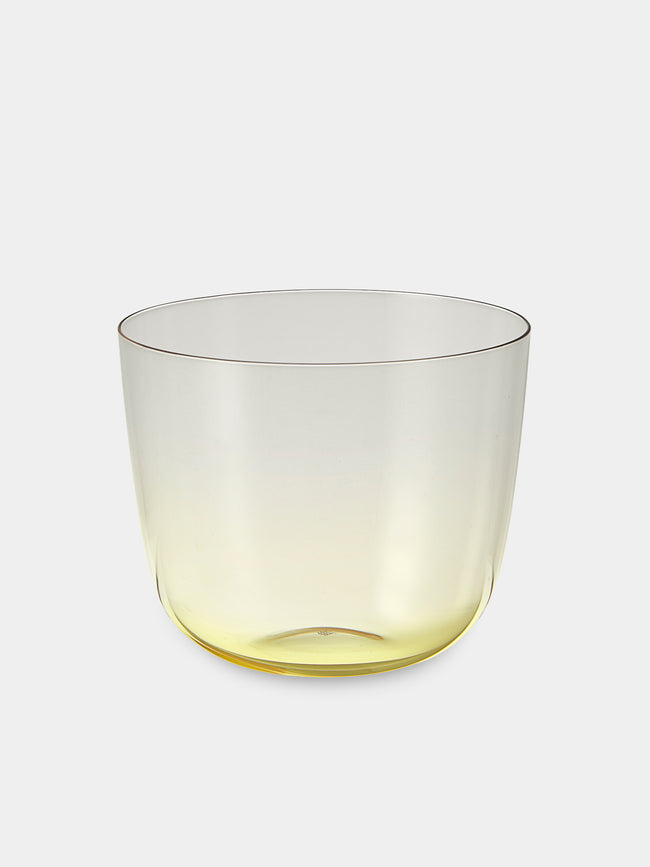 Lobmeyr - | Set of 2 | Alpha Crystal Tumblers - Yellow - ABASK - 