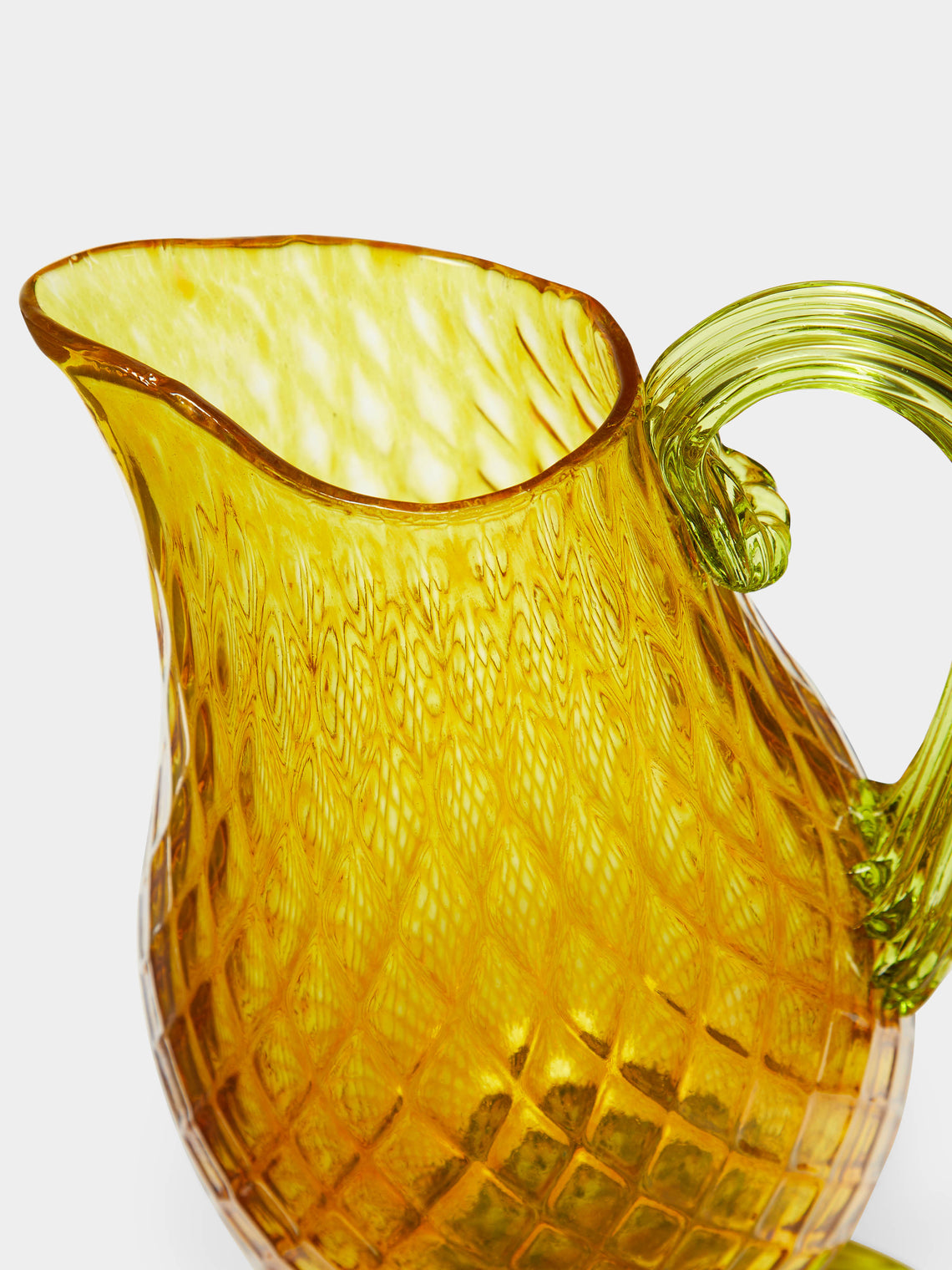 Andrew Iannazzi - Pineapple Hand-Blown Glass Pitcher -  - ABASK