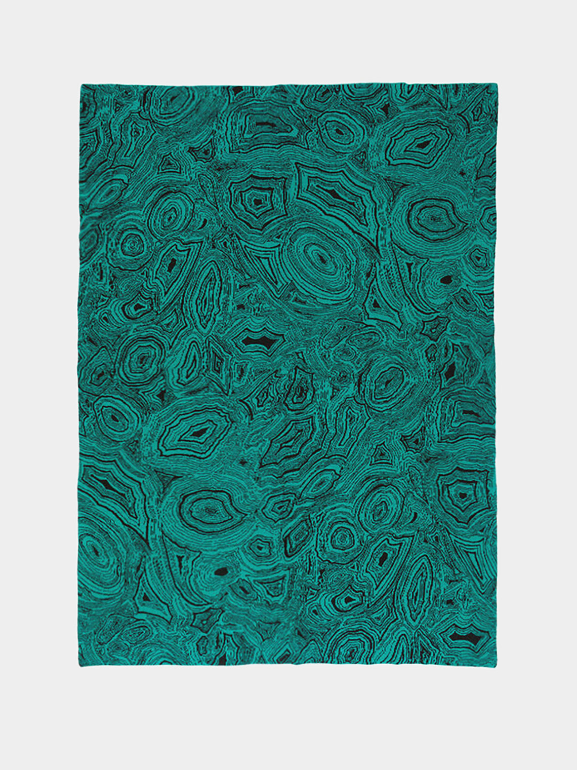 Saved NY - Malachite Cashmere King-Size Bedspread -  - ABASK