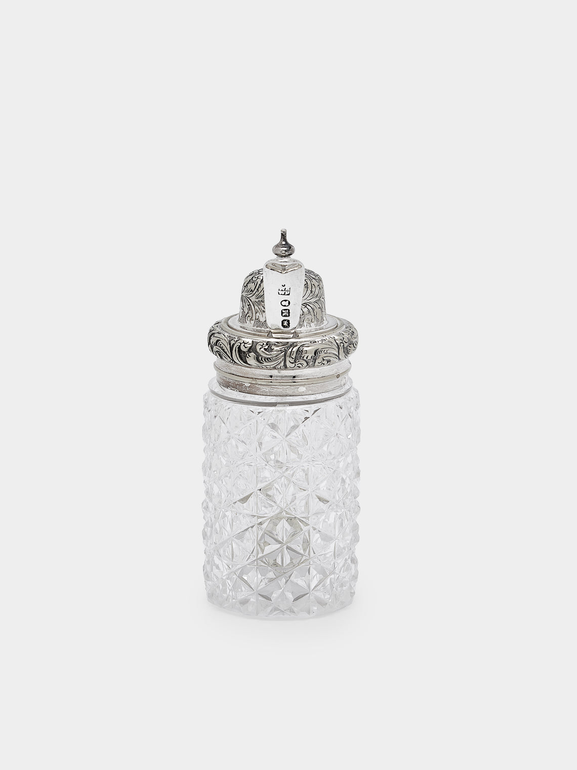 Antique and Vintage - 1900s Silver and Glass Jar -  - ABASK - 