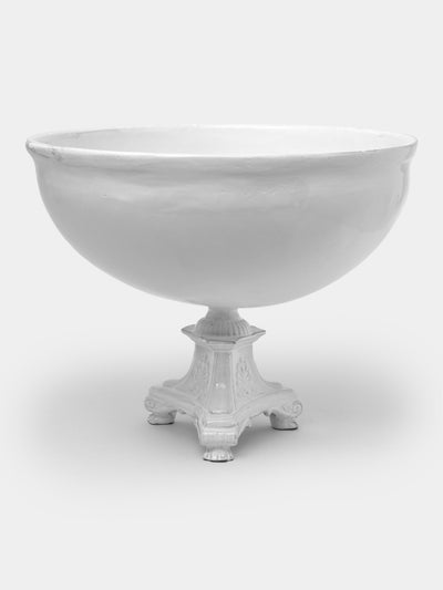 Astier de Villatte - Hand-Glazed Ceramic Large Stand - White - ABASK - 