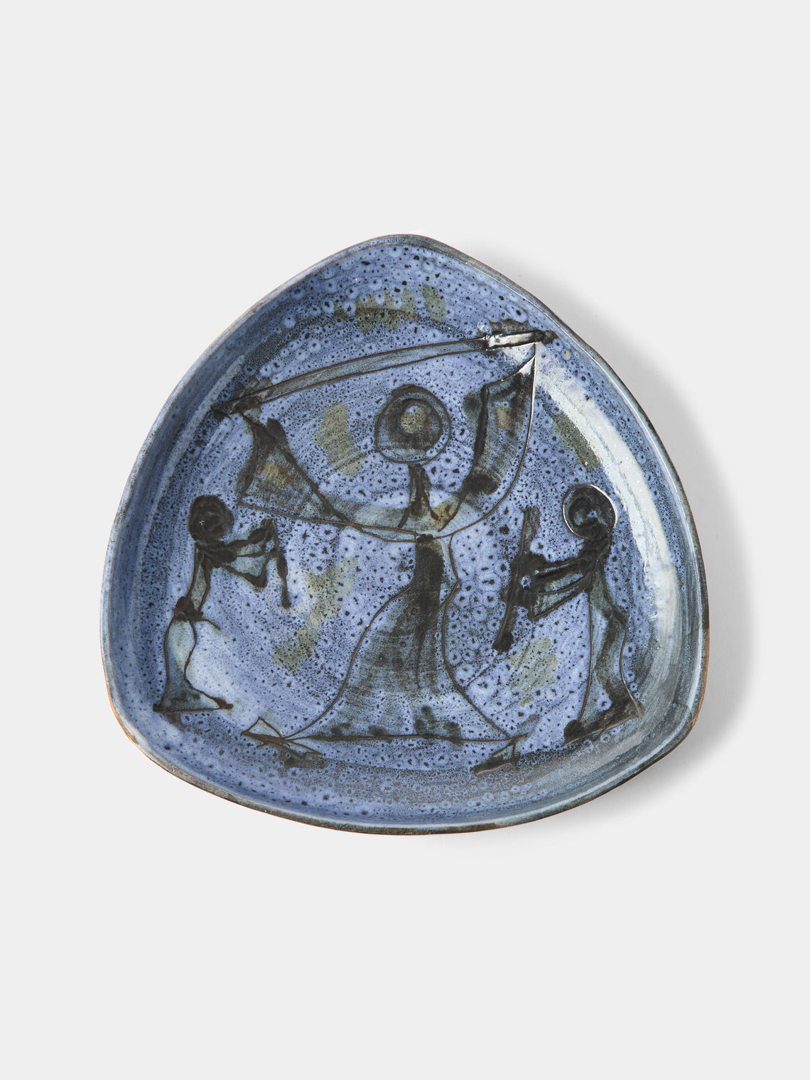 Antique and Vintage - Mid-Century French Ceramic Plate -  - ABASK - 