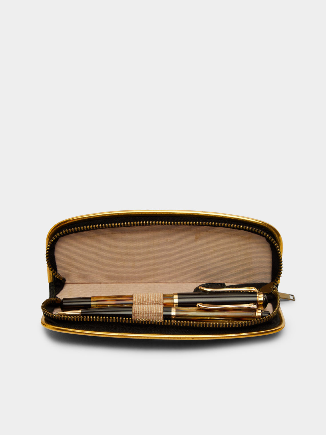 Antique and Vintage - 1950s Pelikan 400 Brown Tortoiseshell Fountain Pen and Pencil Set -  - ABASK