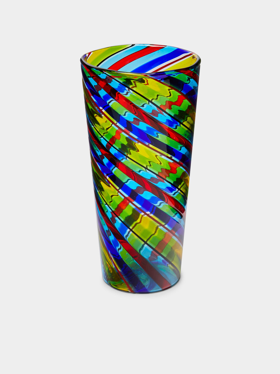 F&M Ballarin - Filigrana Hand-Blown Murano Glass Vase -  - ABASK - 