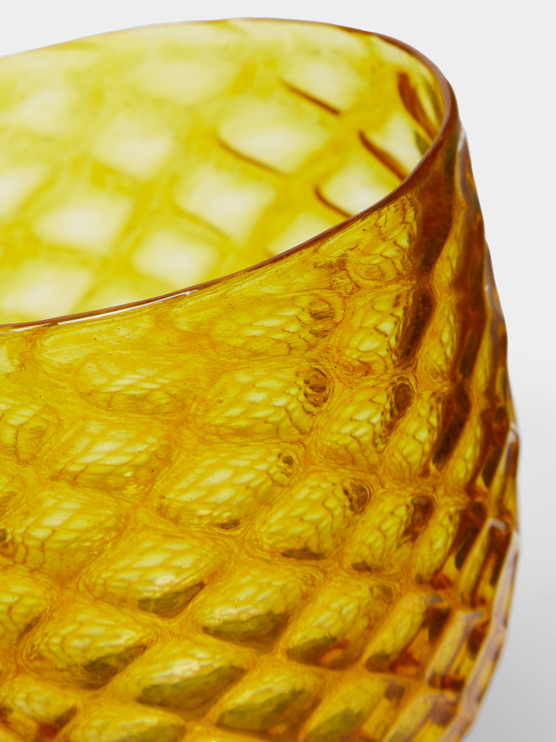 Andrew Iannazzi - Pineapple Hand-Blown Glass Tumblers (Set of 4) -  - ABASK