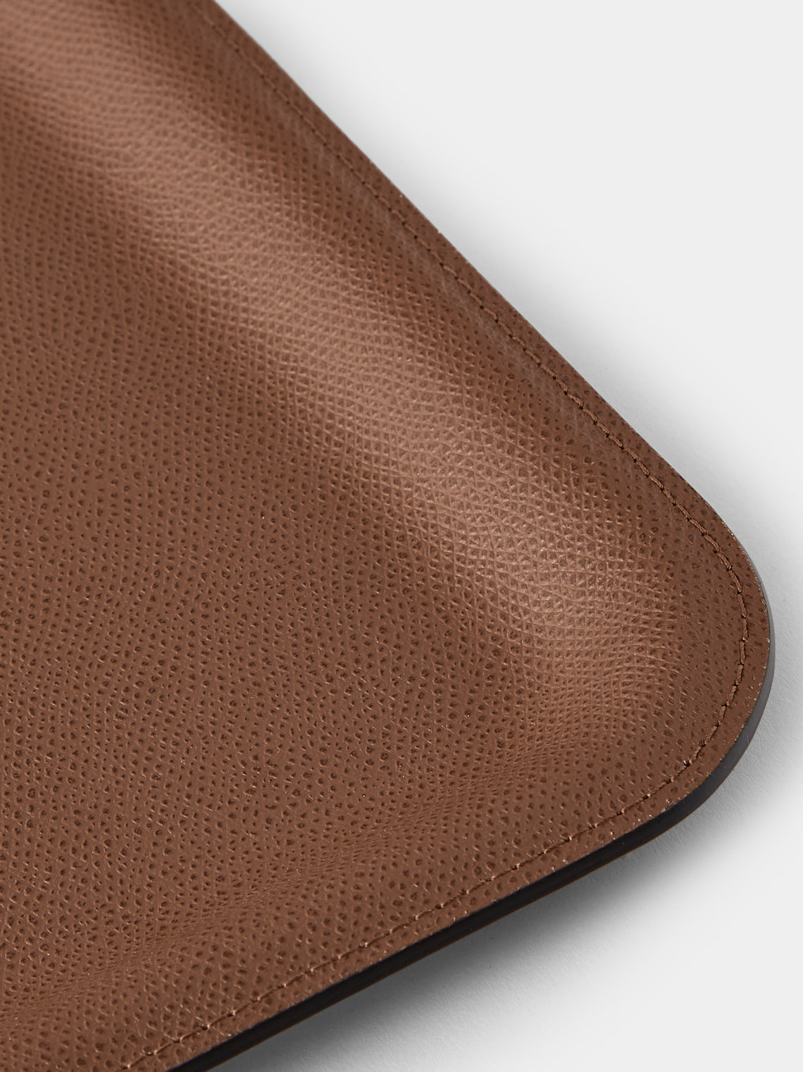 Giobagnara - Miramar Leather Tray (18in/45.5cm) - Brown - ABASK