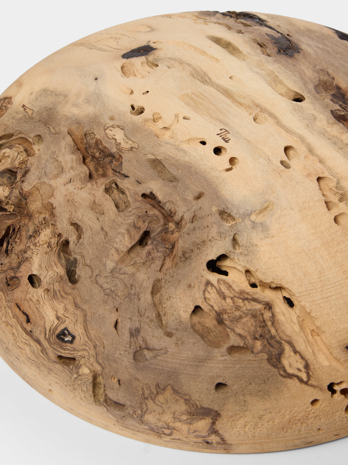 Thursday Furniture - Hand-Turned Persimmon Bowl - Natural - ABASK
