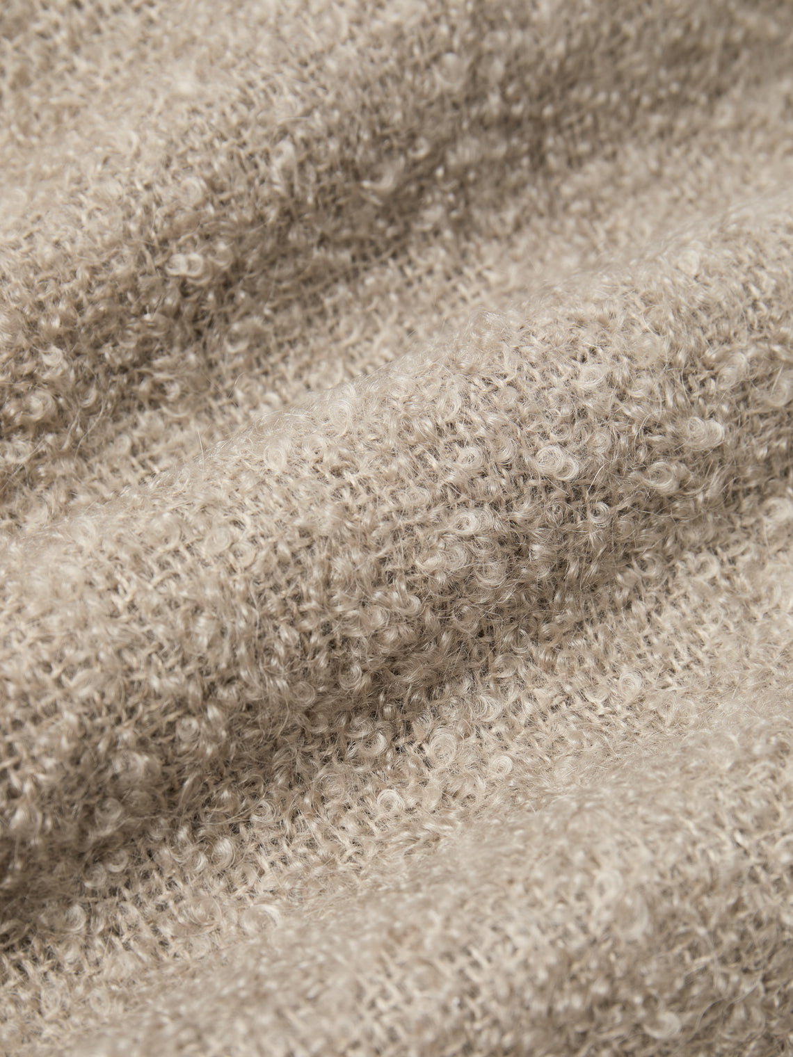 Brun de Vian-Tiran - Cirrus Handwoven Mohair Throw (71in/1.8m) - Green - ABASK