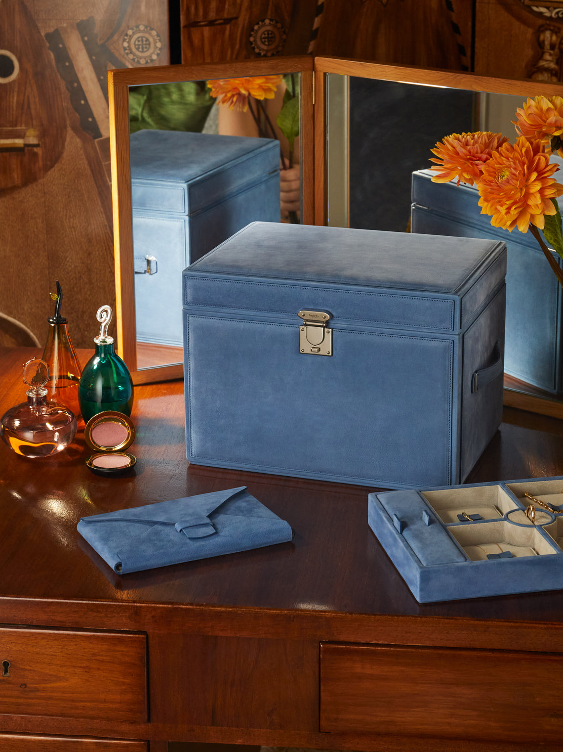 Asprey - Leather Large Jewellery Box -  - ABASK