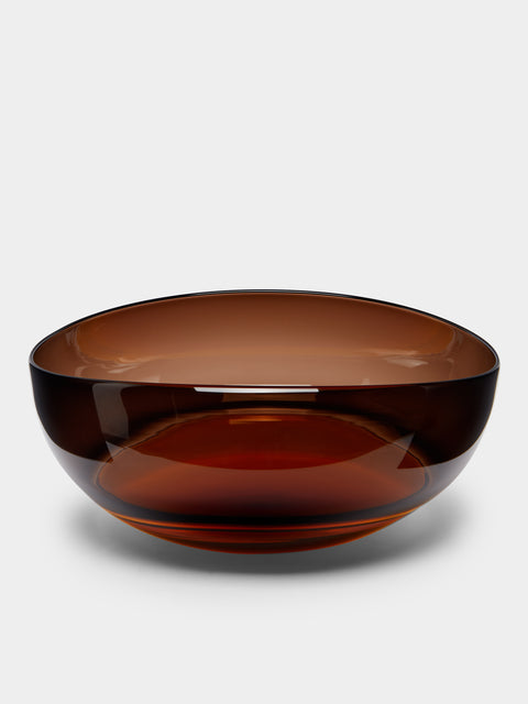 Stewart Hearn - Oval Encalmo Hand-Blown Glass Bowl -  - ABASK - 