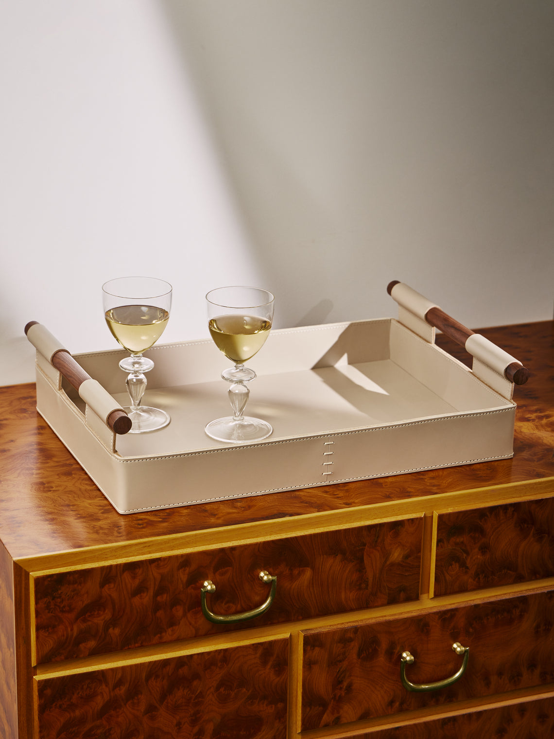 Rabitti 1969 - Sorrento Leather Large Tray -  - ABASK